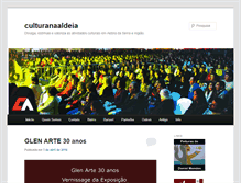 Tablet Screenshot of culturanaaldeia.com.br
